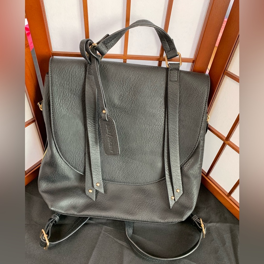 Sole Society Women’s Backpack Bag Black Color Like New